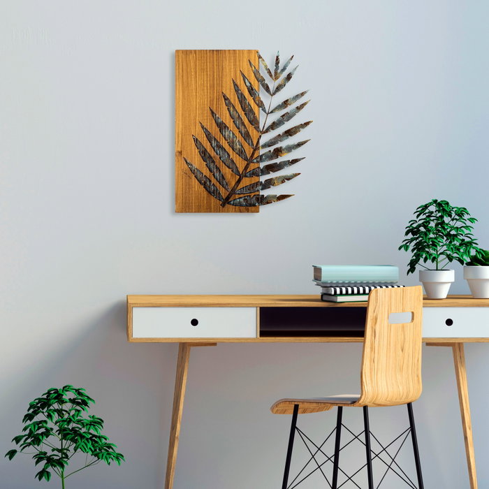 Wallity Leaf 3-1 Escultura de pared multicolor